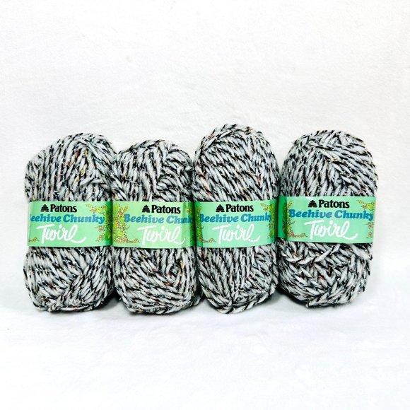 Patons Office Vintage Patons Wool Blend Beehive Chunky Twirl Yarn 4